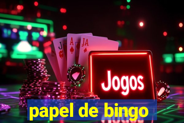 papel de bingo